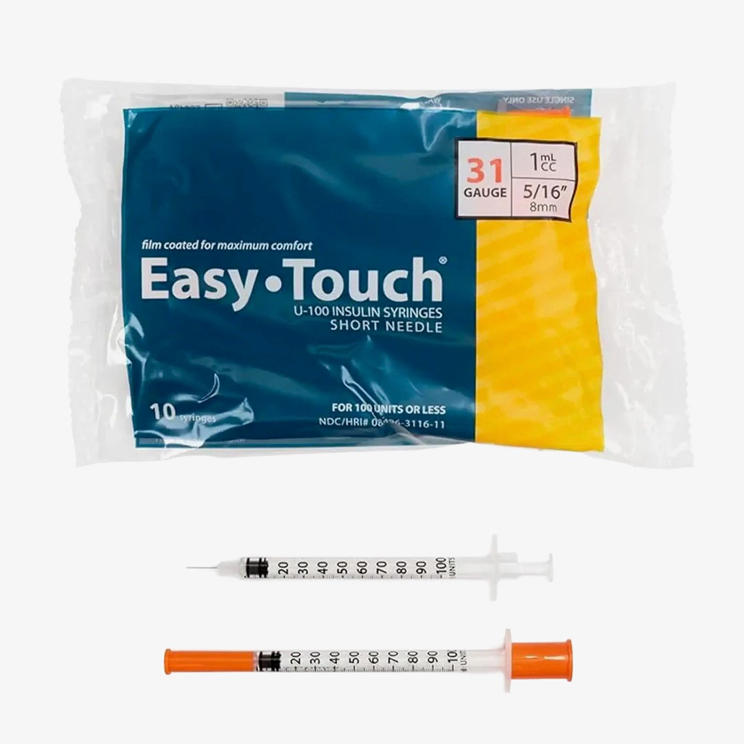 31 Gauge-5/16" U-100 Insulin Syringes